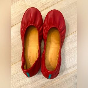 Gently worn leather Tieks